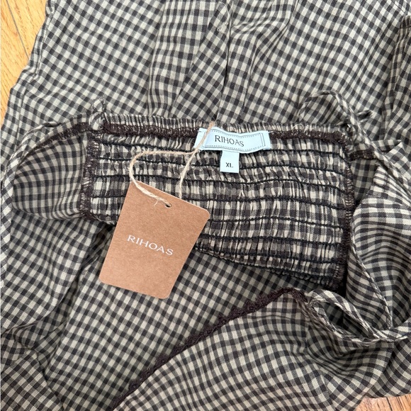 NWT Brown Plaid Tank Top - Picture 8 of 9